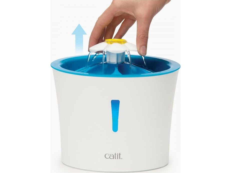 Catit Fountain Catit Flower Fountain, 3L, with LED Nightlight | Sällskapsdjur - Katt - Mat & vattenskålar för katten | GameStuff
