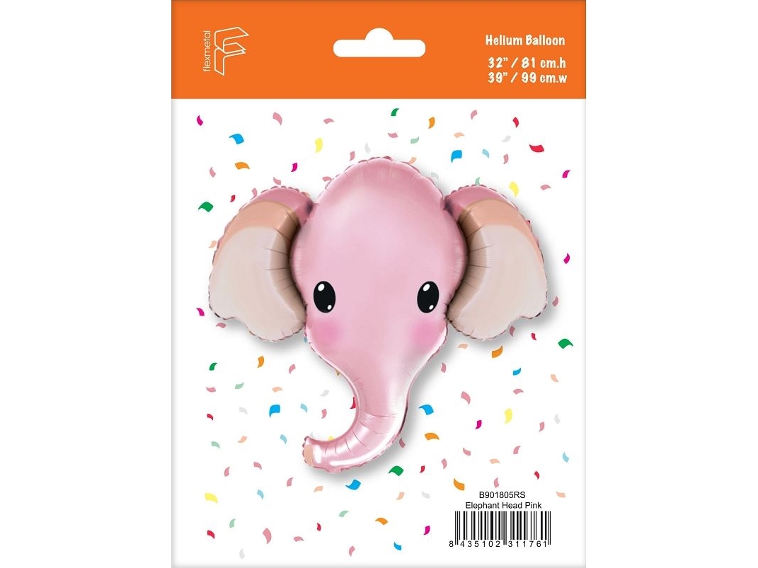 Flexmetal 24 Tommer Fx Folieballon - Abe (Pink), Pakket