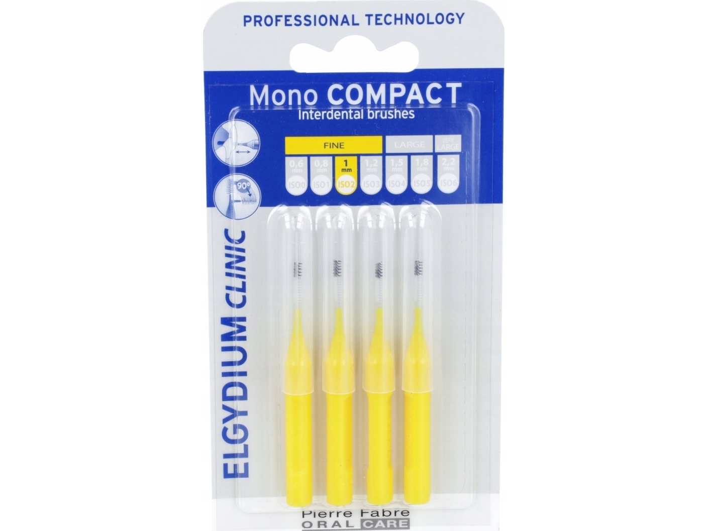 Dantų Šepetėlis Elgydium Pierre Fabre Otc Elg.Cl.Mono Comp.Iso 2 – Geltona