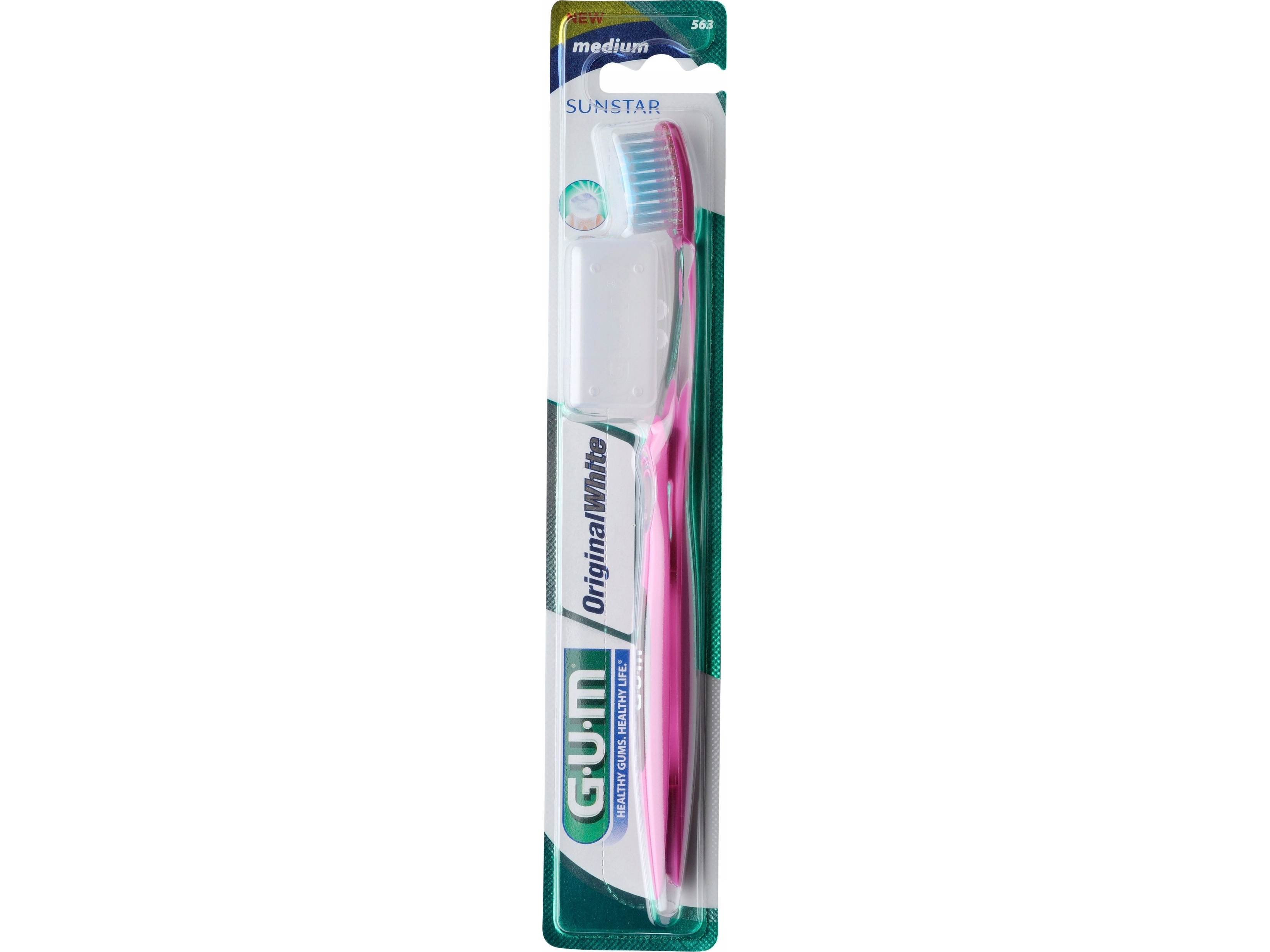 Sunstar GUM D.GUM tandbørste original white soft 561