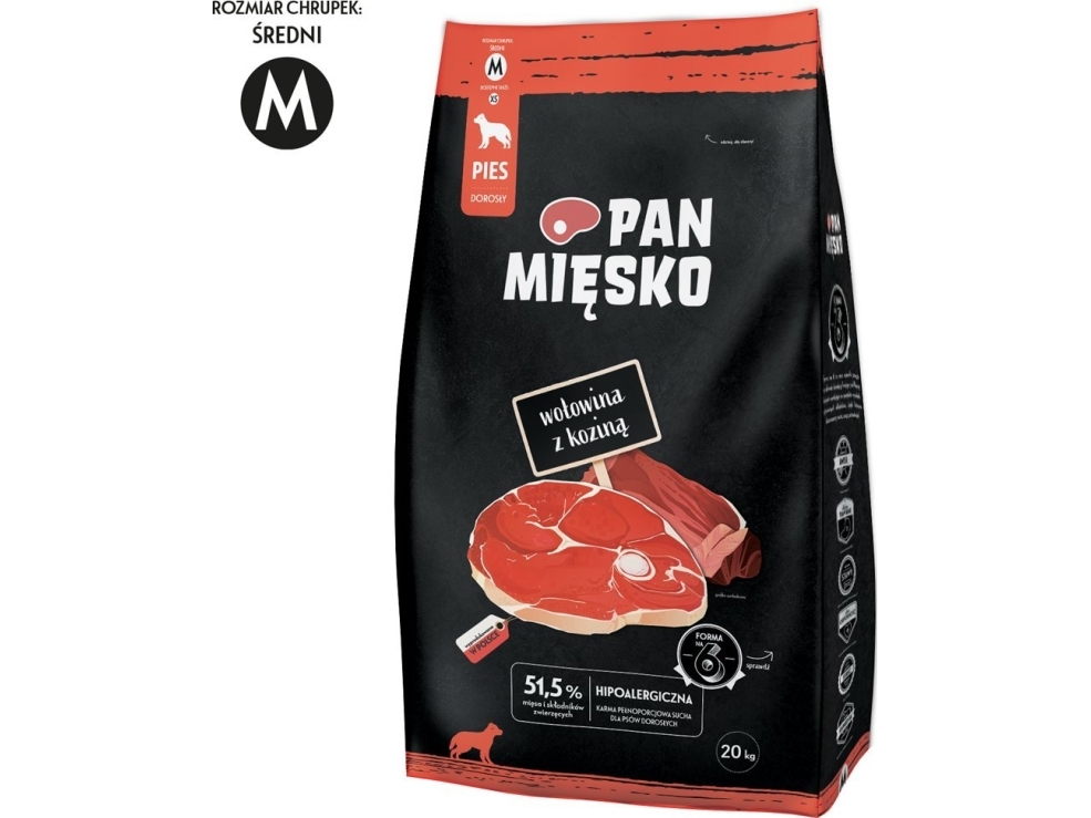 Mr Meat Rindfleisch Mit Ziege M 20 Kg