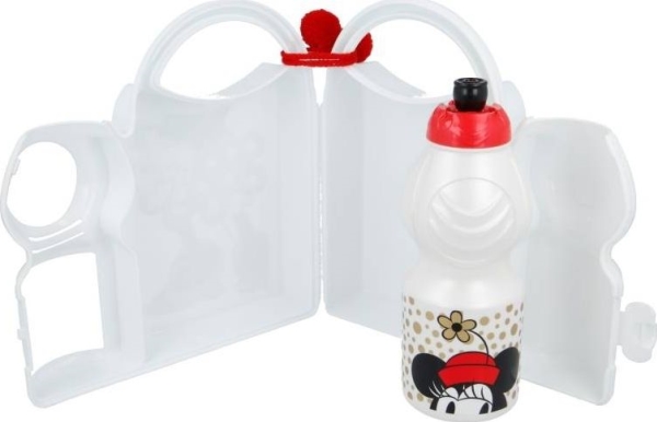 Mickey Mouse & Minnie Mouse Set Lunchbox & Trinkflasche 400 Ml