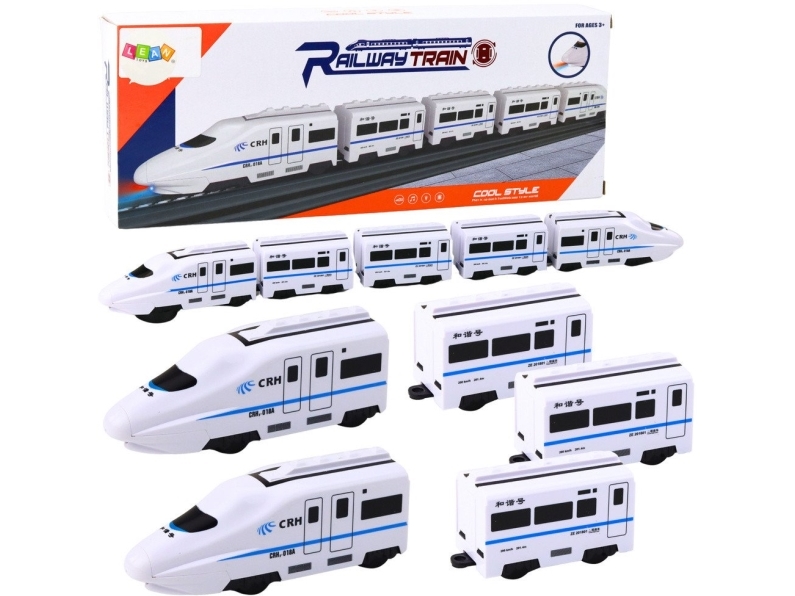 Lean Toys Interaktyvus žaislinis traukinys su šviesomis ir garsais 62 cm