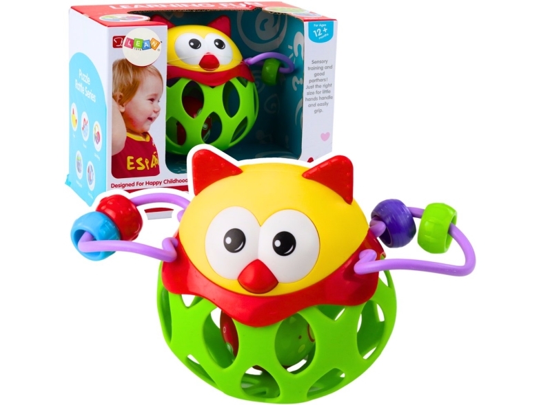 Soft Ball Uggleboll med skallra sensorisk leksak Grön | Trädgården - Pools & Vatten spel - Poolleksaker | GameStuff