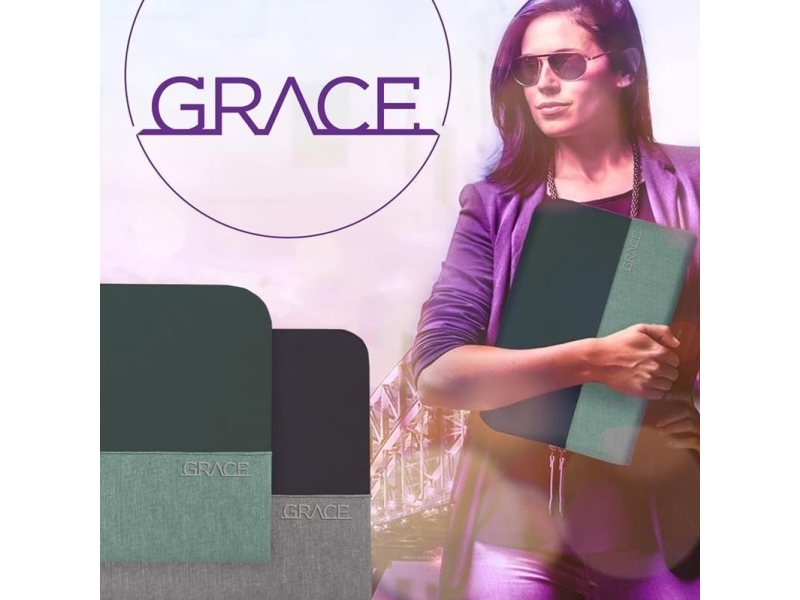 Stm Grace 15" Taske Sølv-Sort