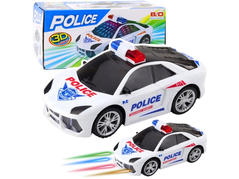 Interaktives Polizeiauto Lichter, Geräusche