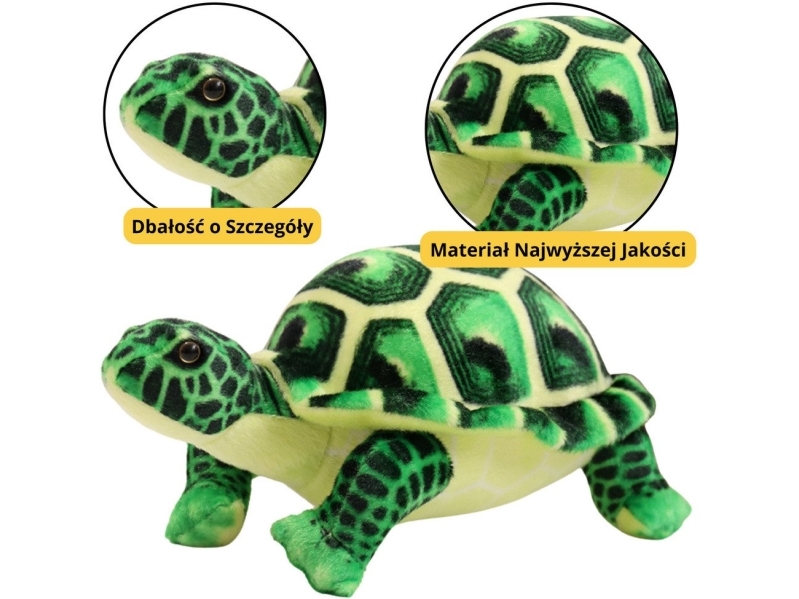 Lean Toys Pliušinis Vėžlys 25 Cm