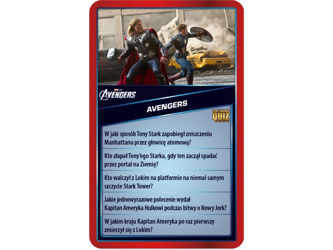 Winning Moves Populiariausių Trumpų viktorina 500 „Marvel“ klausimų