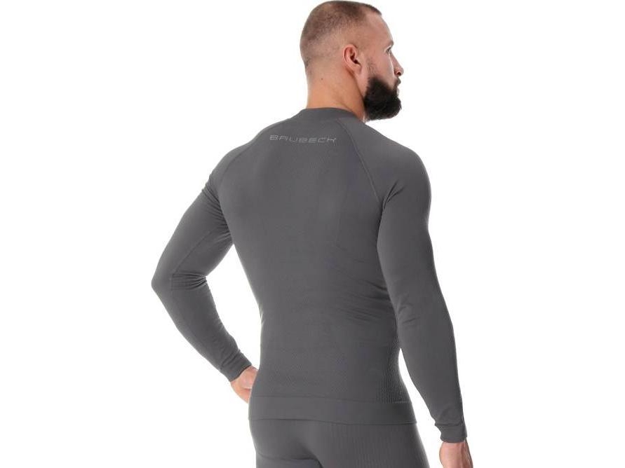 Brubeck LS15290 EXTREME THERMO sweatshirt för män mörkgrå M | Kläder & Säkerhet - Arbetskläder - Sweatshirts | GameStuff