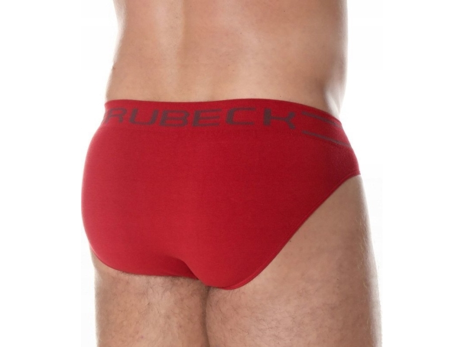 Brubeck BE00290A COMFORT COTTON til mænd mørkerød XL-trusser