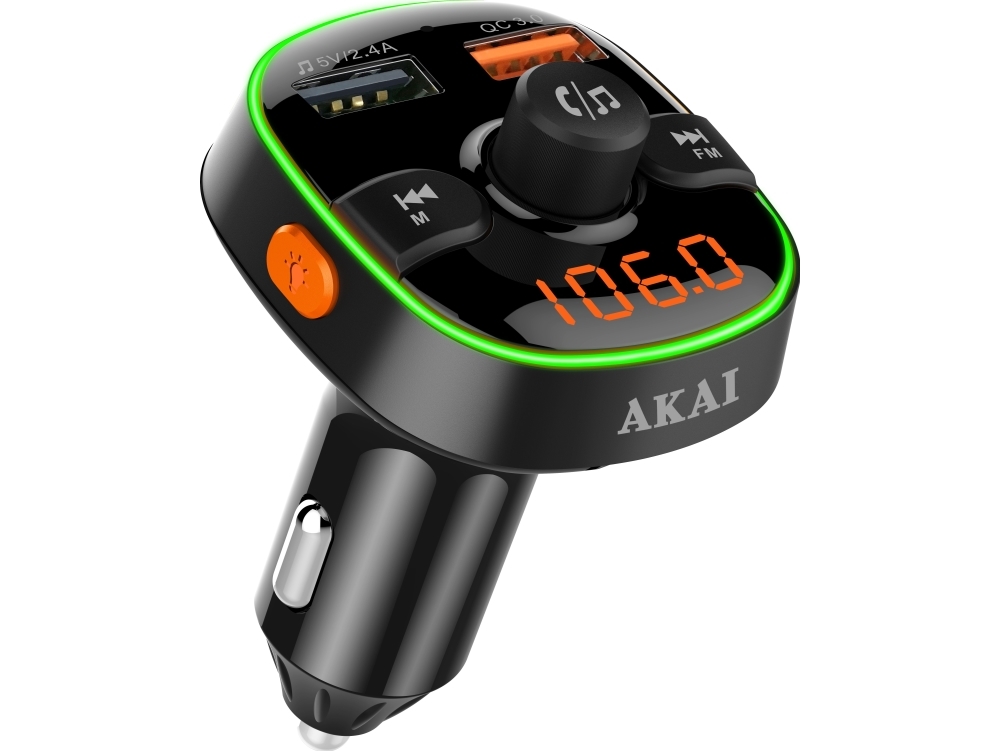 Akai FMT-52BT FM transmitter | TV, Ljud & Bild - Bärbart ljud & Bild - MP3 spelare | GameStuff