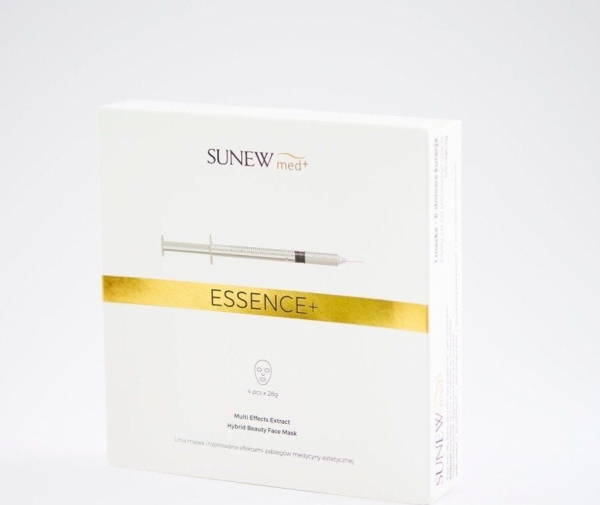 Sunewmed_Essence+ Maska Ze Śluzem Ślimaka I Peptydami 4Szt