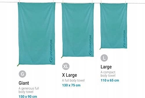 Lifeventure Soft Fibre Recycled Reisehandtuch Xl - Xl