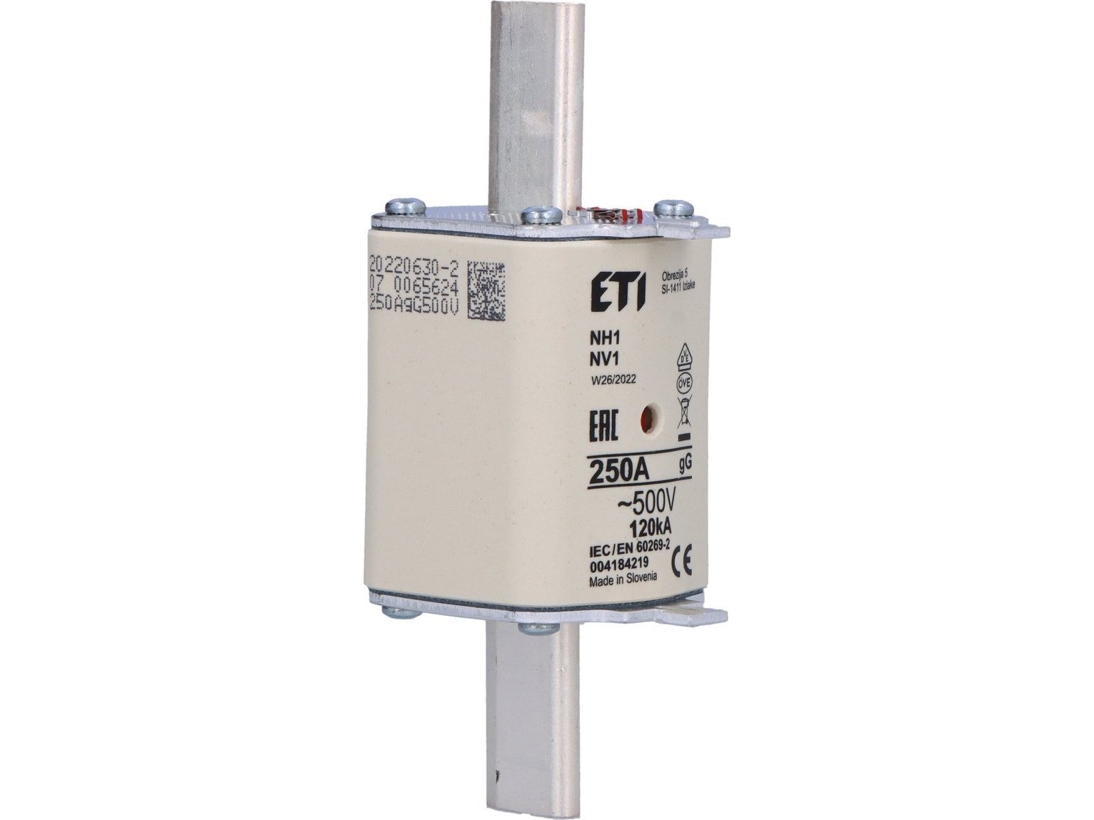 ETI NH1 gG 250A/500V - Patronsikring