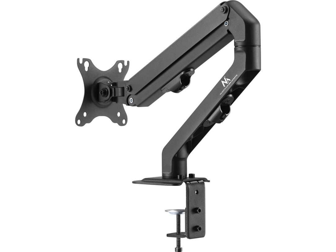 Maclean universalus monitoriaus stalo laikiklis, dujinė spyruoklė 17 -35 8kg, VESA 75x75,100x100, MC-906