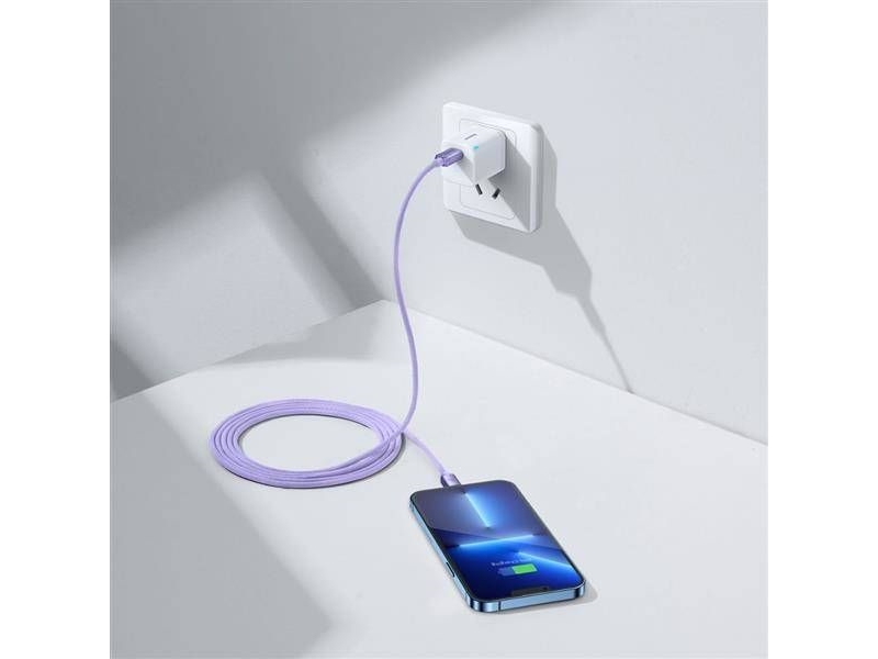 Baseus Usb-C - Lightning 2 M Usb-Kabel Lilla (Fd-2310-6932172602796)