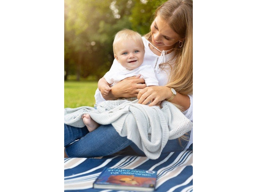 Sensillo BAMBOO BLANKET 100% 100X80CM GRAY | Baby & barn - Textil och kläder | GameStuff