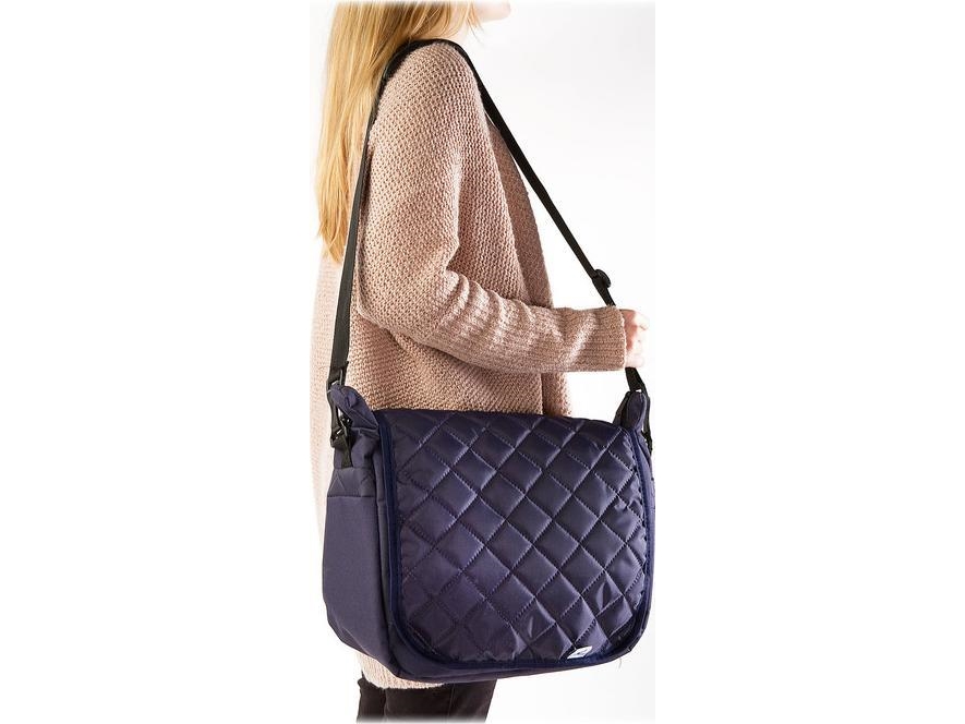 Caretero quiltet brevkasse, grafit (TEROA-17701)