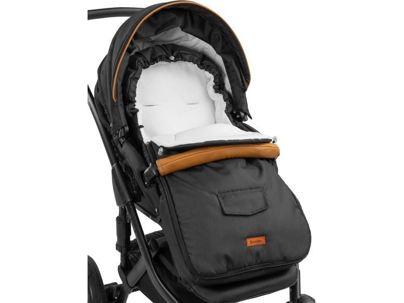 Sensillo Śpiworek - Polar Black, do wózka, 95x40cm (SILLO-803) | Utomhus - Familj - Barnvagnar | GameStuff