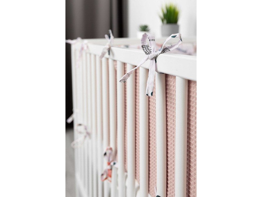 Sensillo BED BUMPER WAFER FOX PINK | Baby & barn - Sömntid - Babysängstång | GameStuff