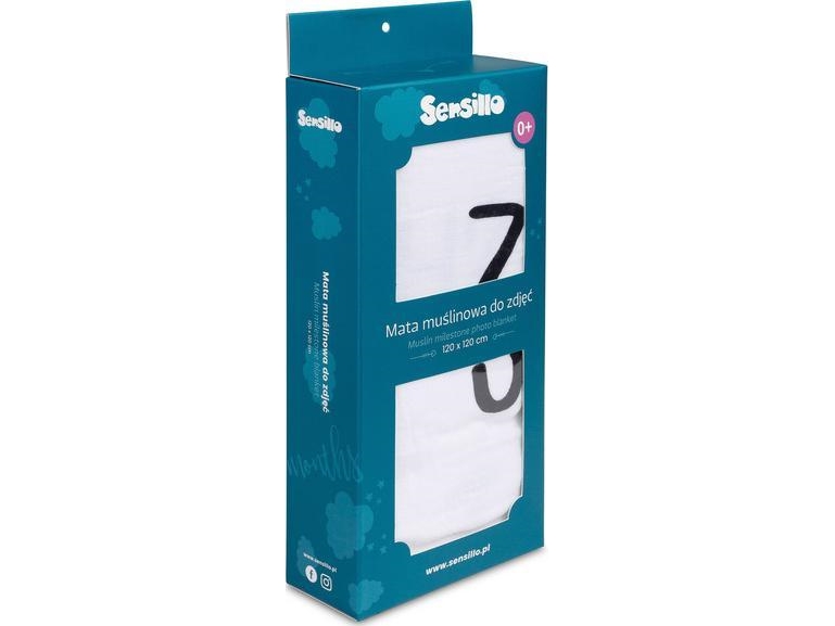 Sensillo MUSLIN FOTOMAT BOHO WHITE 120X120 | Baby & barn - Textil och kläder | GameStuff