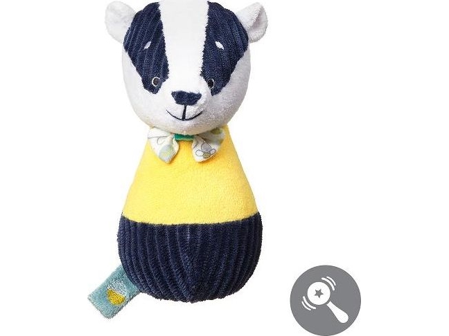 Baby Ono-1437-Educational-Toy-Plush Badger Bowling Edmund Friends