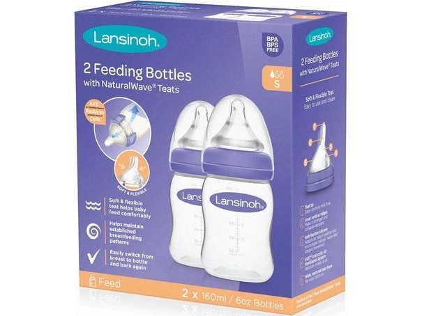 Lansinoh 75830 BOTTLE 160ML X 2 + SM.NW LANSINOH | Amning - Nappflaska | GameStuff