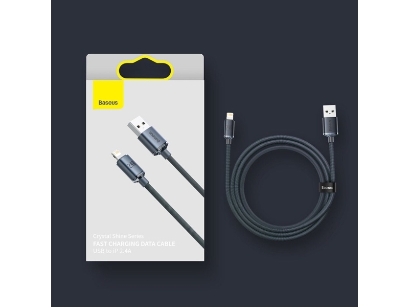 Baseus CAJY000003, 1,2 m, Lightning, USB A, Hanstik, Hanstik, Blå