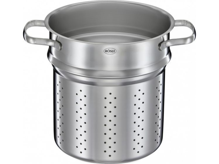 Rosle Pastapande Elegance 5 Liter 30,5 X 29 Cm Rustfrit Stål Sølv 3-Delt