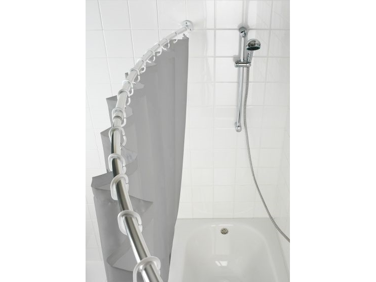 Wenko suihkuverhotanko 2,5 x 110-200 cm alumiini kromi