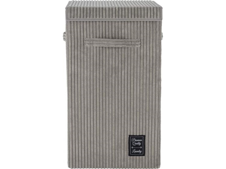 Washing basket CORA, 63 L, pilkas, WENKO