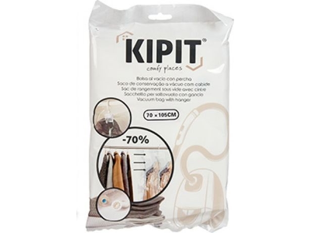 Kipits vakuumpose 70 x 105 cm transparent/hvid