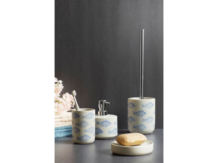 Keraminis dantų šepetėlio puodelis AQUAMARIN, Wenko