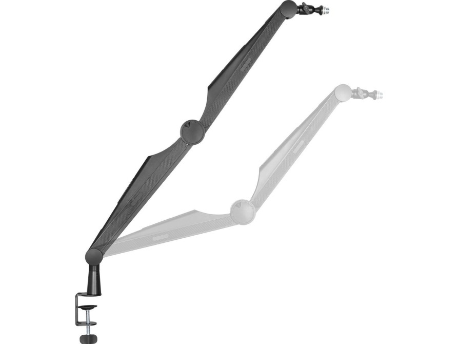 Mozos Usb-Mikrofon Mkit-900Pro Gamer + Mikrofonständer Arm Schwarz 80 Cm Sb41