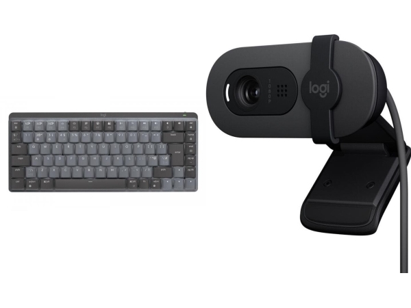 Klawiatura Logitech Mx Mechanical Mini (920-010782) + Brio 100 (960-001585)