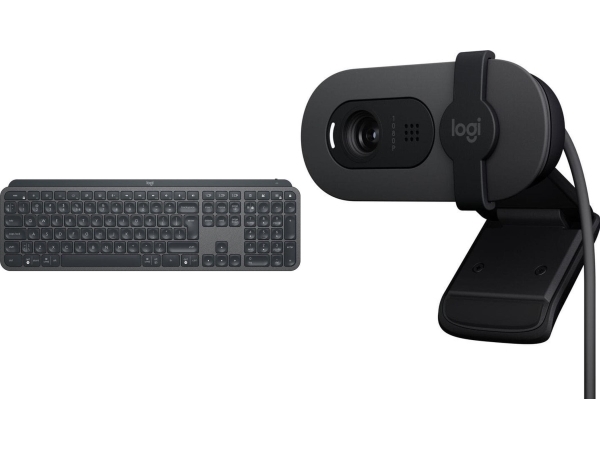 Klawiatura Logitech Mx Keys For Business (920-010251) + Brio 100 (960-001585)