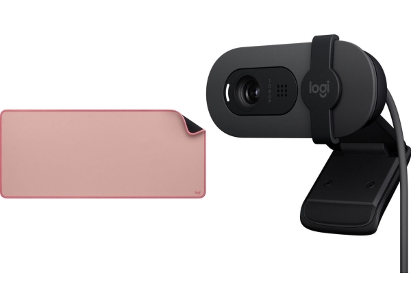 Podkładka Logitech Studio Series - Darker Rose (956-000053) + Brio 100 (960-001585)