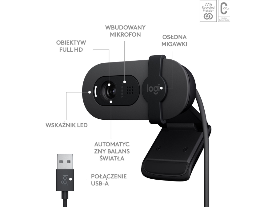 Logitech Tastatur K120 (920-002522) + Brio 100 (960-001585)
