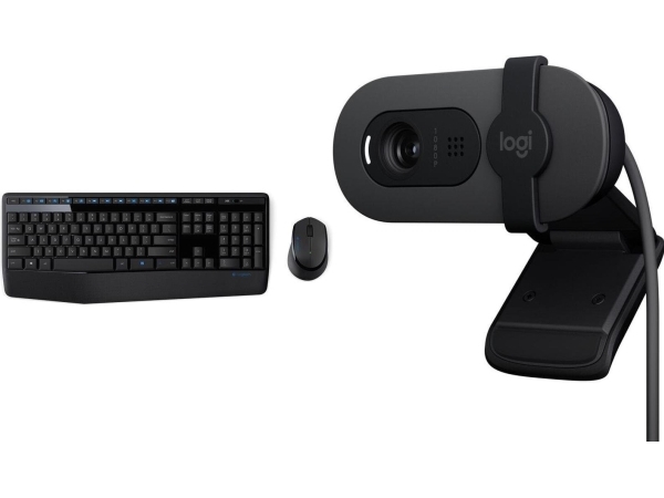Logitech Mk345 Tastatur + Maus (920-006489) + Brio 100 (960-001585)