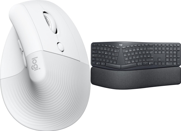 Mysz Logitech Lift For Mac (910-006477) + Ergo K860 (920-010108)