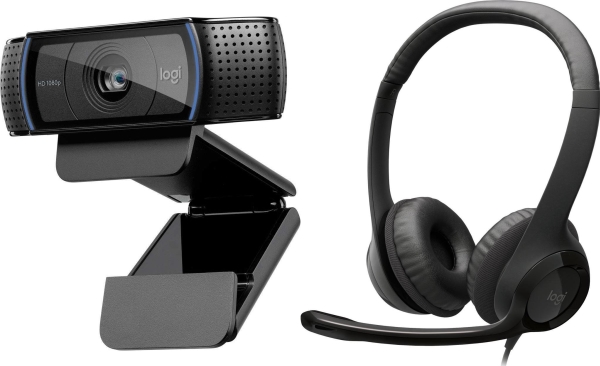 Logitech C920 Hd Pro Webcam (960-001055) + H390 (981-000406)