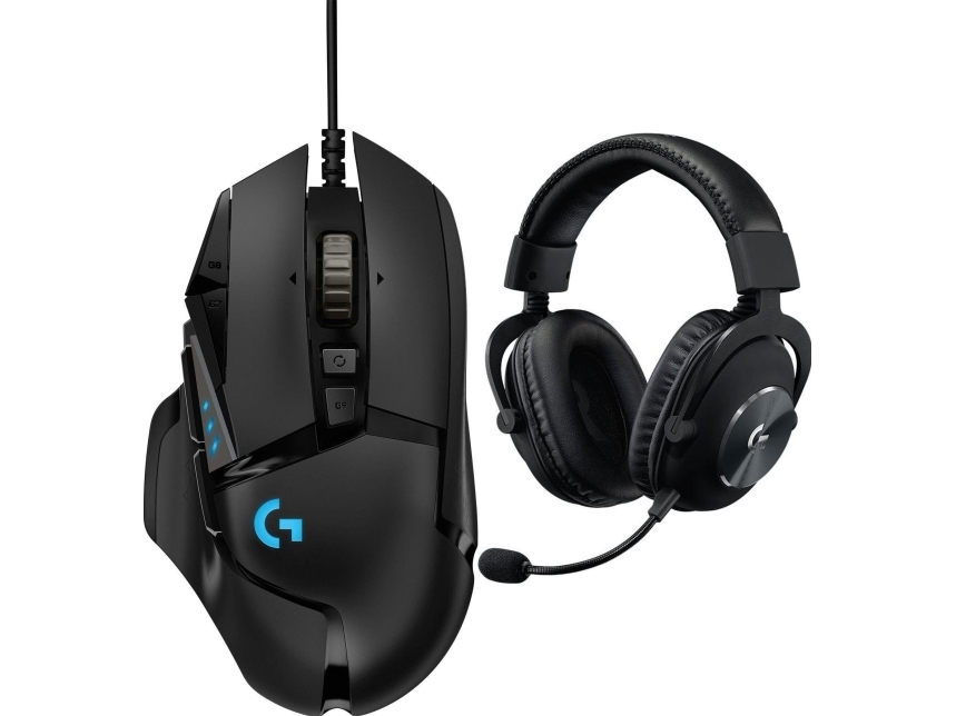 Logitech G502 Hero Mouse (910-005470) + G Pro X Sort (981-000818)