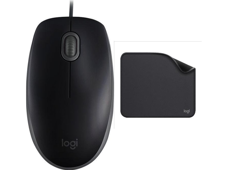 Mysz Logitech B110 Silent (910-005508) + Studio Series - Graphite (956-000049)