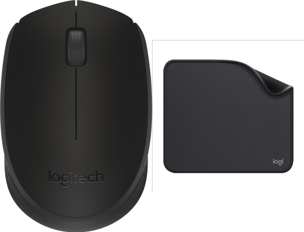 Mysz Logitech M171 Czarny (910-004424) + Studio Series - Graphite (956-000049)