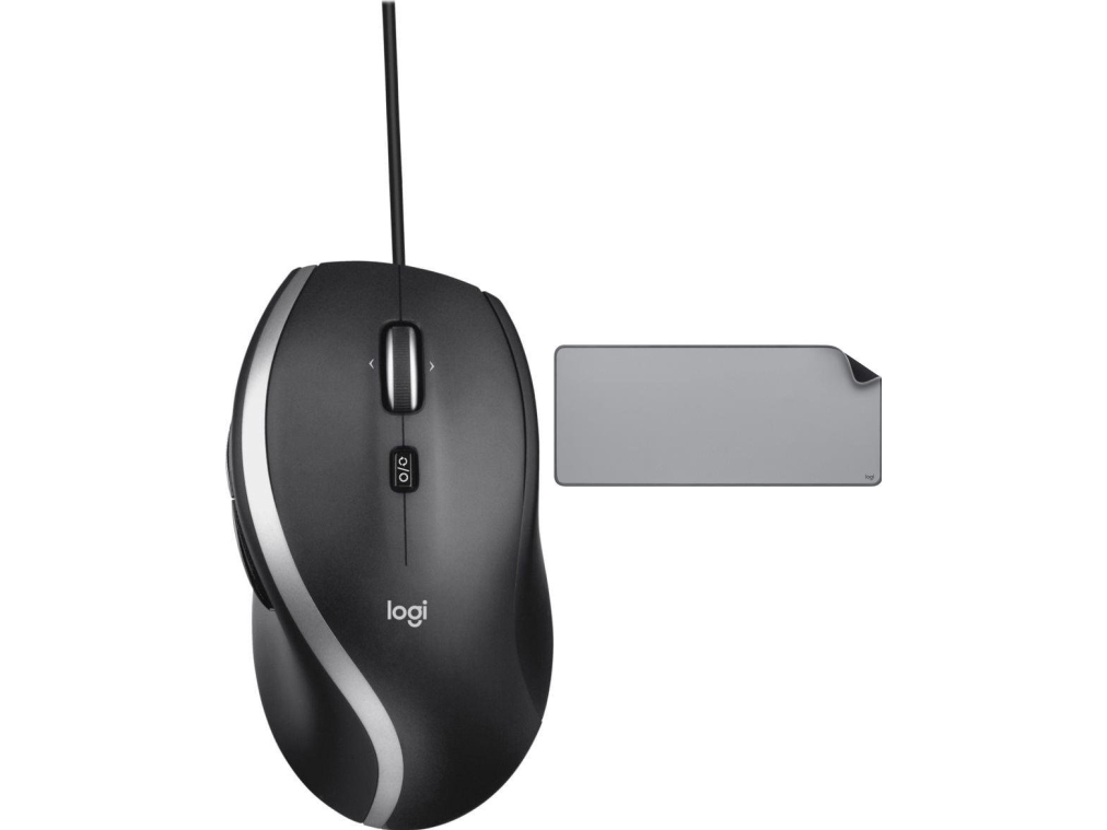 Logitech M500s Mouse (910-005784) + Studio Series - Mid Grey (956-000052)