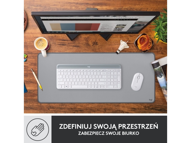 Logitech M235 Mouse (910-002201) + Studio Series - Mid Grey (956-000052)