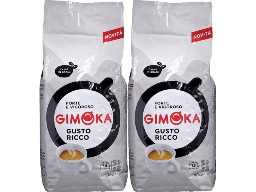 Kawa Ziarnista Gimoka Gusto Ricco Weiß 2 Kg