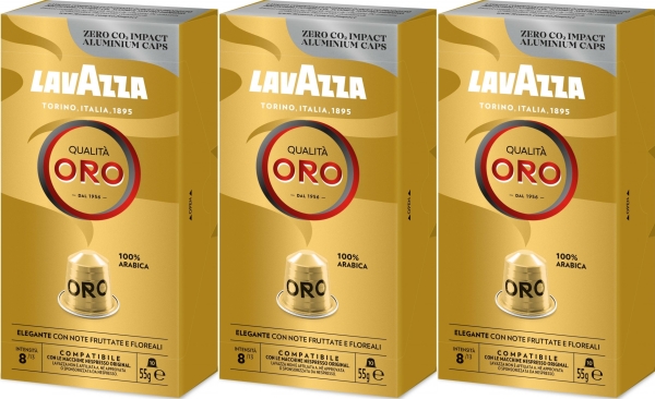 Lavazza 3X Kapsułki Do Nespresso Qualita Oro 10 Szt.