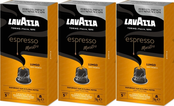 Lavazza 3X Espresso Lungo Do Nespresso 10 Szt.