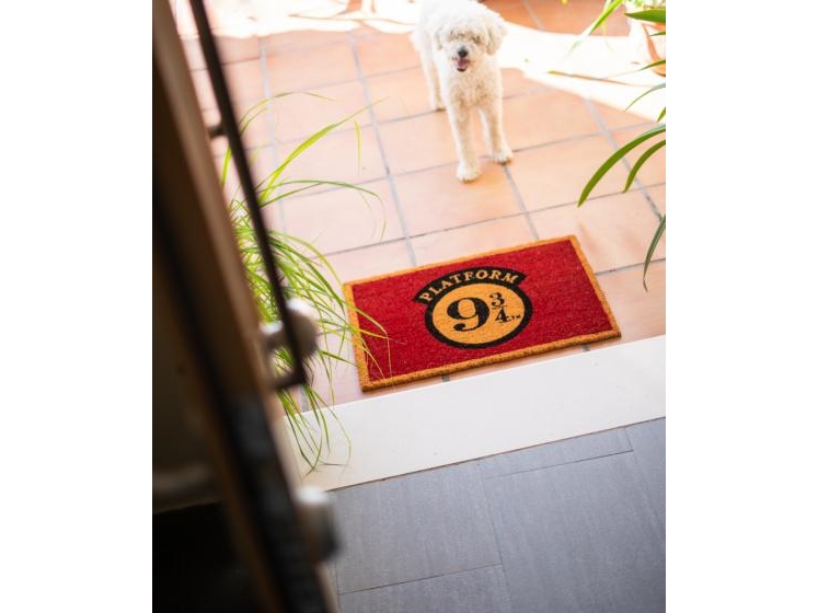 Fisura-dørmåtte Harry Poter 40 x 60 cm PVC/kokosfibre rød